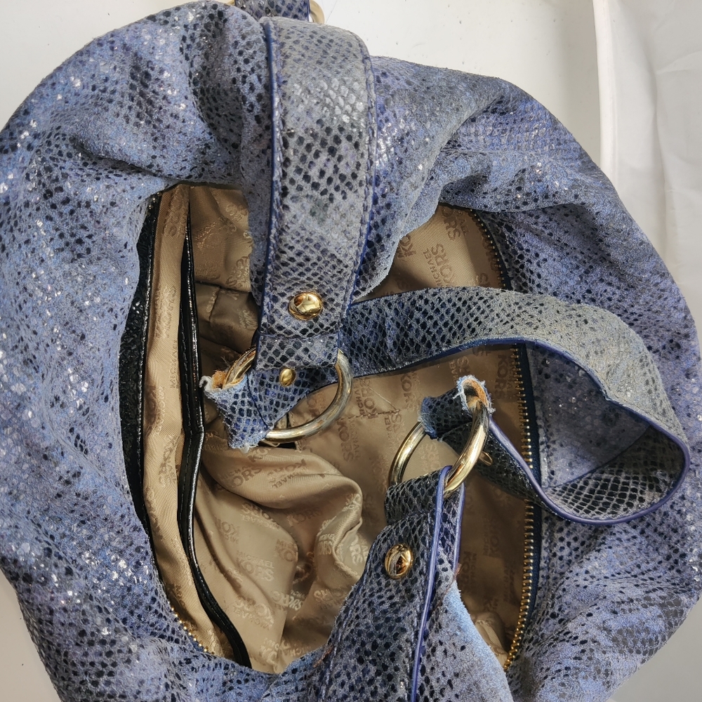 Michael Kors Blue Python leather - Picture 11 of 12